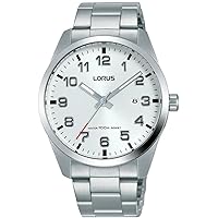 Lorus Sport Man Mens Analog Quartz Watch with Stainless Steel Bracelet RH977JX5, Silver