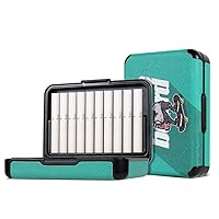 Heat-Type Non-Flammable Cigarette Case, iqo Cigarette Case, Moisture Proof Storage Case, M.ARL.BORO Cigarette Case, green