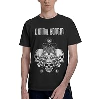 Band T Shirt Dimmu Borgir Men's Summer Round Neck Clothes Short Sleeve Tops