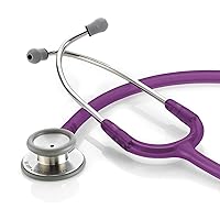ADC 603FV Adscope Model 603 Premium Stainless Steel Clinician Stethoscope With Tunable AFD Technology, Amethyst