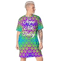 Lines and Triangles - T-Shirt Dress