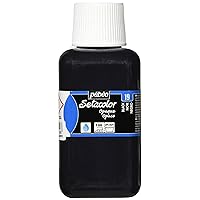 Pebeo Setacolor Opaque Fabric Paint 250-Milliliter Bottle, Black, 8.5 Fl Oz (Pack of 1)