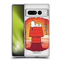 Head Case Designs Officially Licensed Peanuts Snoopy Spooktacular Soft Gel Case Compatible with Google Pixel 7 Pro
