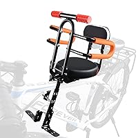 Child Bike Seat - Front Mount, Kids Bike Seat for Adult Bike,Retractable Baby Bike Seat Front Mounted, Toddler Bike Seat for Children 2~6 Years