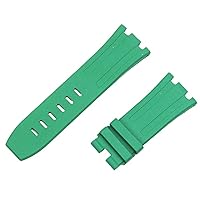 DLKDJNC 28mm nature fluorine rubber silicone Watchband Watch Band For AP strap for Audemars And Piguet belt15703 15710 15706