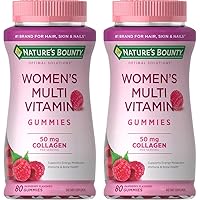 Women's Multivitamin, Immune and Cellular Energy Support, Bone Health, Raspberry Flavor, 80 Gummies (Pack of 2)