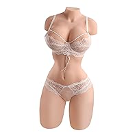 57LB Life Size Sex Doll for Men, Male Masturbator Realistic Female Torso Sex Toys with Lifelike Tight Vaginal Anal Big Boobs and Ass, Adult Love Doll for Mens Stroker