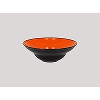 FRCLXD26OR Fire Orange Extra Deep Round Plate (Pack of 6)