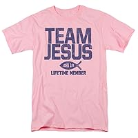 Popfunk Team Jesus Pink T Shirt & Stickers (XX-Large)