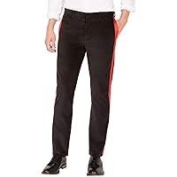Calvin Klein Mens Velvet Stripe Casual Trouser Pants