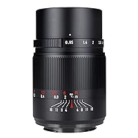 7artisans 25mm F0.95 Wide Angle Large Aperture Manual Prime Lens APS-C for Canon Eos-M Mirrorless Cameras EOS-M/EOS-M2/EOS-M3/EOS-M100/EOS-M5/EOS-M6/EOS-M50/EOS-M10/EOS-M200