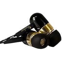 IESW100L BLUES Noise Isolating Earphones with 3 Button Microphone (Black)