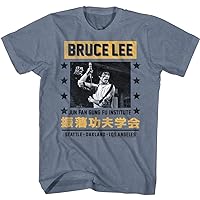 Bruce Lee T-Shirt Jun Fan Gung Fu Institute Stars Tee