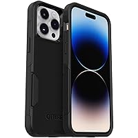 OtterBox iPhone 14 Pro Max (Only) - Commuter Series Case - Black - Slim & Tough - Pocket-Friendly - with Port Protection - Non-Retail Packaging