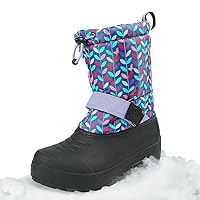 Northside Frosty Insulated Winter Snow Boots for Girls and Boys with Rugged, Water Resistant Nylon Upper, Quick-Drying Lining, Removable EVA Insole, and Durable TPR Outsole