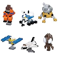 nanoblock - Space - Space Collection Assortment 2 (Complete Set of 6), mininano Series Building Kit