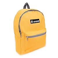Everest Basic Backpack, Yellow, One Size