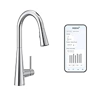 7864EVC Sleek Smart Touchless Pull Down Sprayer Kitchen Faucet with Voice Control and Power Boost, Chrome