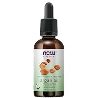 NOW Solutions, Organic Argan Oil, Certified Organic and 100% Pure, 