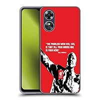 Head Case Designs Officially Licensed Liverpool Football Club Problem Big Bill Shankly Quotes Soft Gel Case Compatible with Oppo A17
