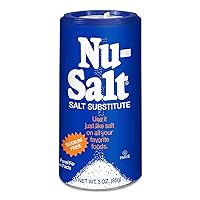 Nu-Salt Sodium-Free Salt Substitute, 3oz Shaker Bottle (Pack of 1)