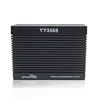 WayPonDEV YY3568 Case, Aluminum Alloy Passive Cooling Case for YY3568 Dev Board