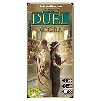 7 Wonders Duel Agora Board Game EXPANSION | 2 Player Game| Strategy Board Game | Civilization Board Game for Game Night | Board Game for Couples | Ages 10+ | Made by Repos Production