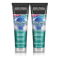 Volume Lift Lightweight Shampoo and Conditioner Set for Natural Fullness, Volumizing Shampoo and Conditioner for Fine or Flat Hair, Safe for Color-Treated Hair, 8.45 Ounces