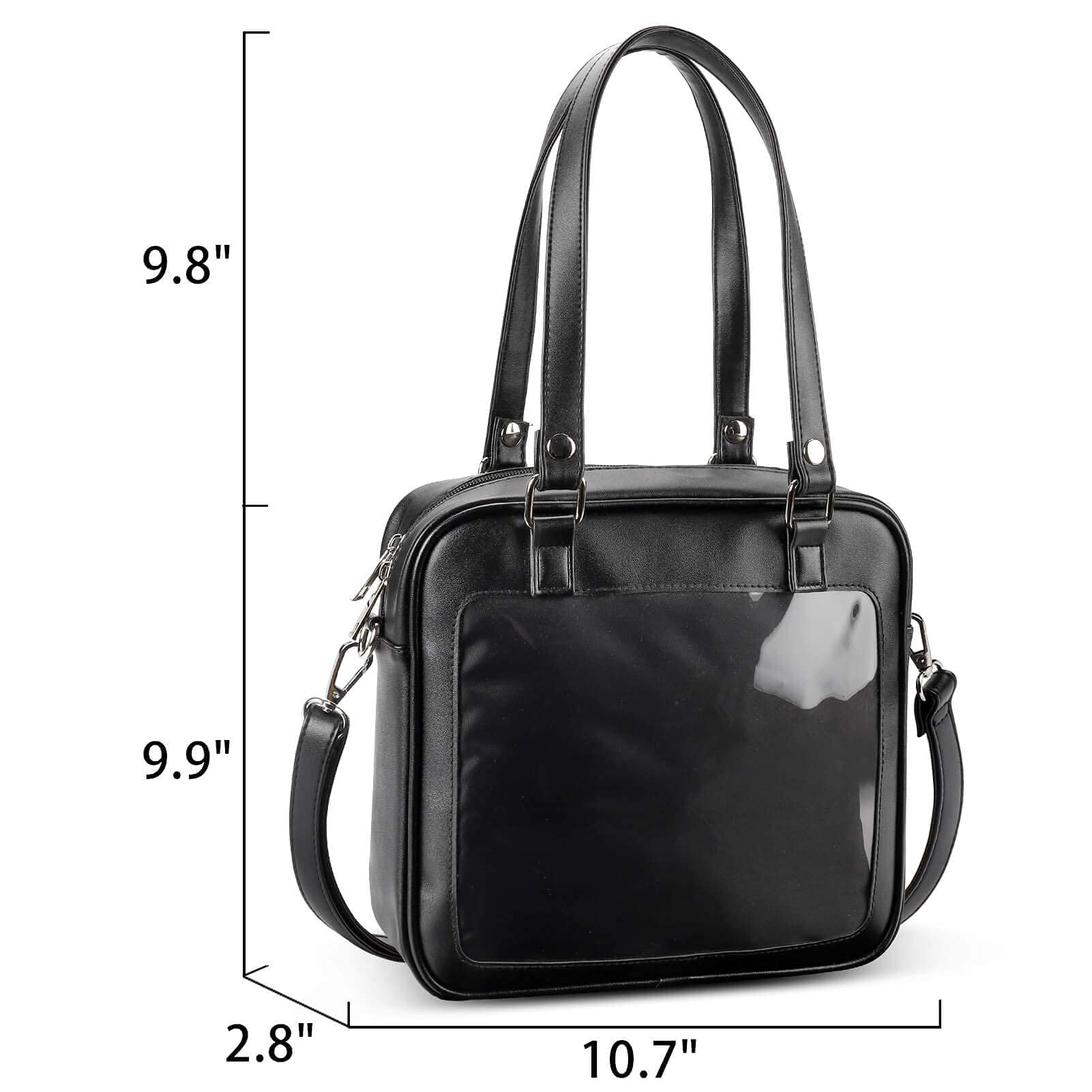 STEAMEDBUN Ita Bag Crossbody Backpack with Insert Pin Display Bag for Anime Cosplay…