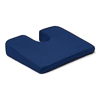 Seat Cushion to Relieve Pressure and Lower Back Pain, Tailbone and Sciatica Issues, Coccyx Cushion is Tilted to Restore Natural Curve of Spine, Office Chair Cushion with Open Tailbone Area