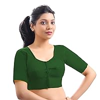 Pure Cotton Blouse Top Shirt Wedding Choli Saree Skirt Bollywood Indian