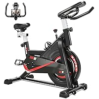 RELIFE REBUILD YOUR LIFE Exercise Bike Indoor Cycling Bike Fitness Stationary All-inclusive Flywheel Bicycle with Resistance for Gym Home Cardio Workout Machine Training New Version