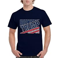 Trump Vote 2016 American Flag GOP Gifts Mens T-Shirt Tee XXX-Large Navy Blue