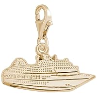 Rembrandt Charms Cruise Ship Charm with Lobster Clasp