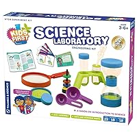 Thames & Kosmos Kids First Science Laboratory STEM Experiment Kit for Preschoolers, Young Learners Ages 3+ | Includes Durable, Colorful, Plastic Scientific Tools for a Hands-on Learning Experience