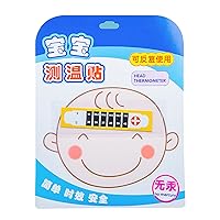 Forehead Thermometer, Fast Check Non Intrusive Forehead Thermometer Strip for Home School Monitor Fever & Temperature for Infants Babies