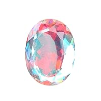 GEMHUB Jewelry Making Multicolor Aquamarine 9.00 Ct Oval Cut Multicolor Aquamarine, Faceted Birthstone Multicolor Aquamarine Loose Stone