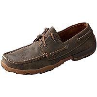 Twisted X womens Boat Shoe Leather Driving Moccasins
