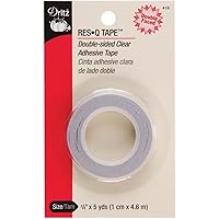 Res-Q Adhesive Tape, 3/8-Inch x 180-Inch, Clear