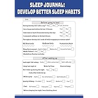 Sleep Journal: Sleep Log and Insomnia Activity Tracker, Develop Better Sleeping Habits.
