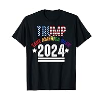 LGBT Pride Trump 2024 Take America Back Funny Gay Lesbian T-Shirt