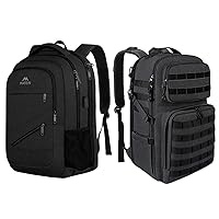 MATEIN Business Travel Backpack & Laptop Backpack 17 inch, Large Travel Backpacks for Men Oversized Airline Carry on Personal item Bag, Sturdy TSA Computer Bag Water Resistant Rucksuck for Work Gym
