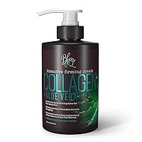 Bloom Collagen Firming Cream Skin Care Lotion, Intensive Moisturizer Collagen Body & Face Cream W/ Aloe Vera For Wrinkles & Sagging, Aging, & Dry Skin – Collagen Lotion For Women & Men, Large 15 Oz