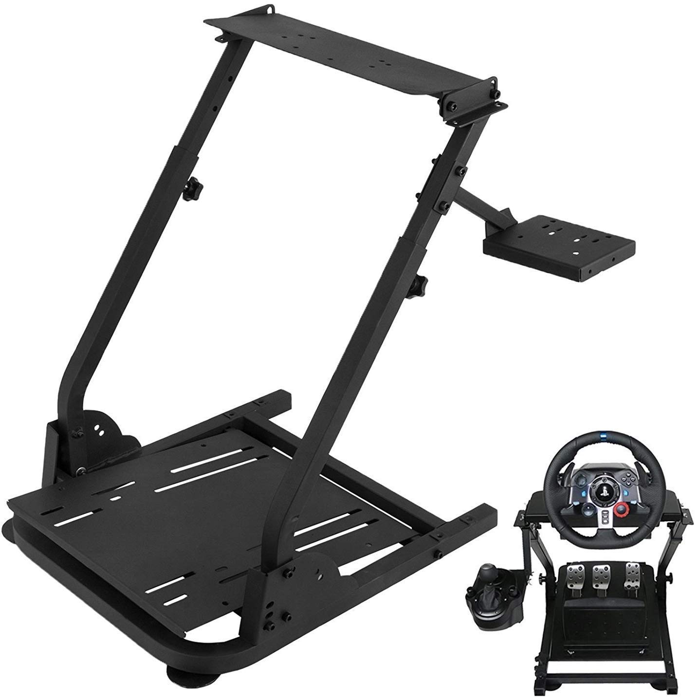 VEVOR G29 G920 Racing Steering Wheel Stand with Logitech G Driving Force Shifter