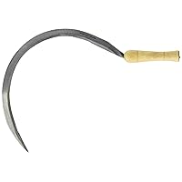Zenport K110-20 Landscape Scythe with Serrated Curved Blade, 20-Inch, Wood