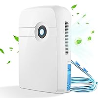 Dehumidifiers for Home - 75 OZ Dehumidifier for Bathroom Basement Bedroom,Dehumidifier With Drain Hose,(800 sq.ft) Ultra Quiet Saving - Fathers Day Dad Gifts