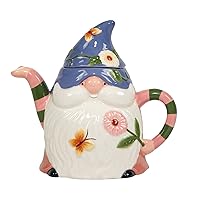 Certified International Garden Gnomes 32 oz. 3-D Teapot
