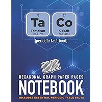 Periodic Table Quick Reference and Hexagonal Graph Paper Notebook: Periodic Elements spell TACO [periodic fast food] (Periodic Humour Notebooks Journals and Stationery)