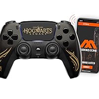 MODDEDZONE Handcrafted in USA Custom MODDED Wireless Controller for PS5 and PC - With Unique Smart Mods, Best For FPS Games - Gamepad for PlayStation 5 with Unique Design - Lagacy