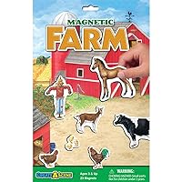 PlayMonster Create-A-Scene — Farm — Magnetic Playset — Portable Mess-Free Magnet Activities — Creative Fun — For Ages 3+